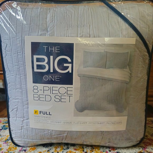 Bed in a bag full size in grey - Picture 2 of 6